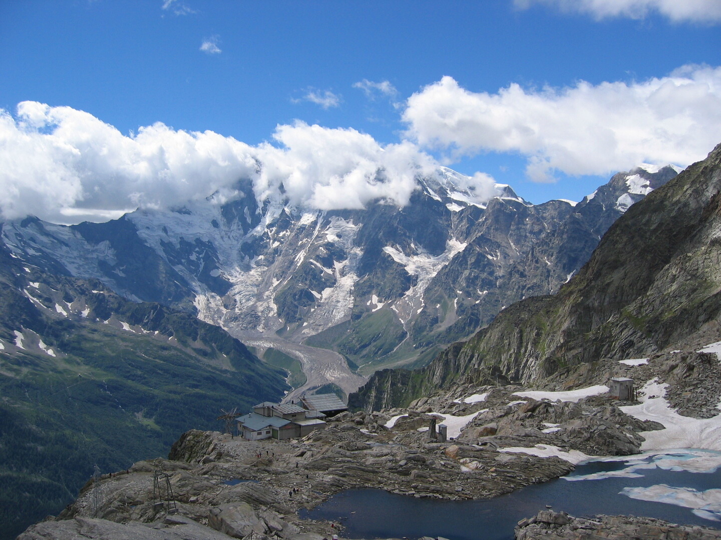 Monterosa from Zermatt, Switzerland